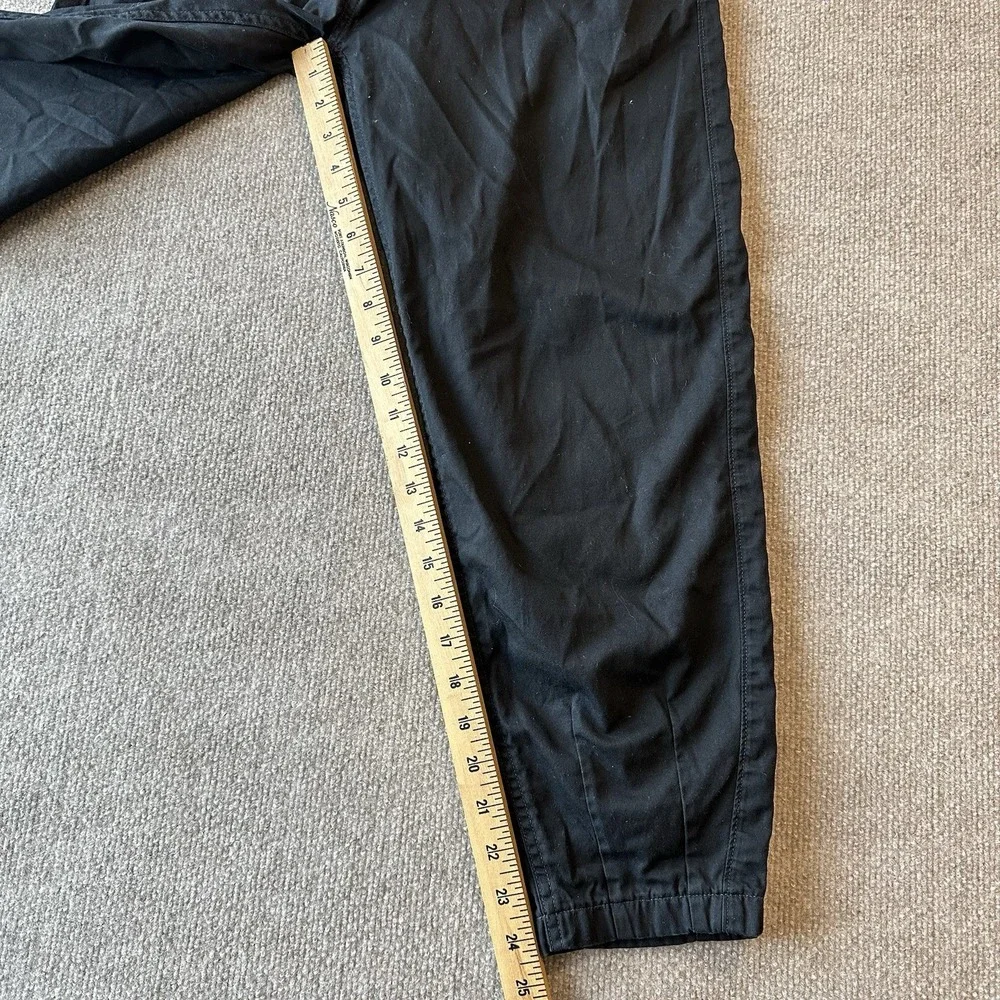 Polo Ralph Lauren Belted Twill Woman's Trousers Black Size 00 - Picture 9 of 9